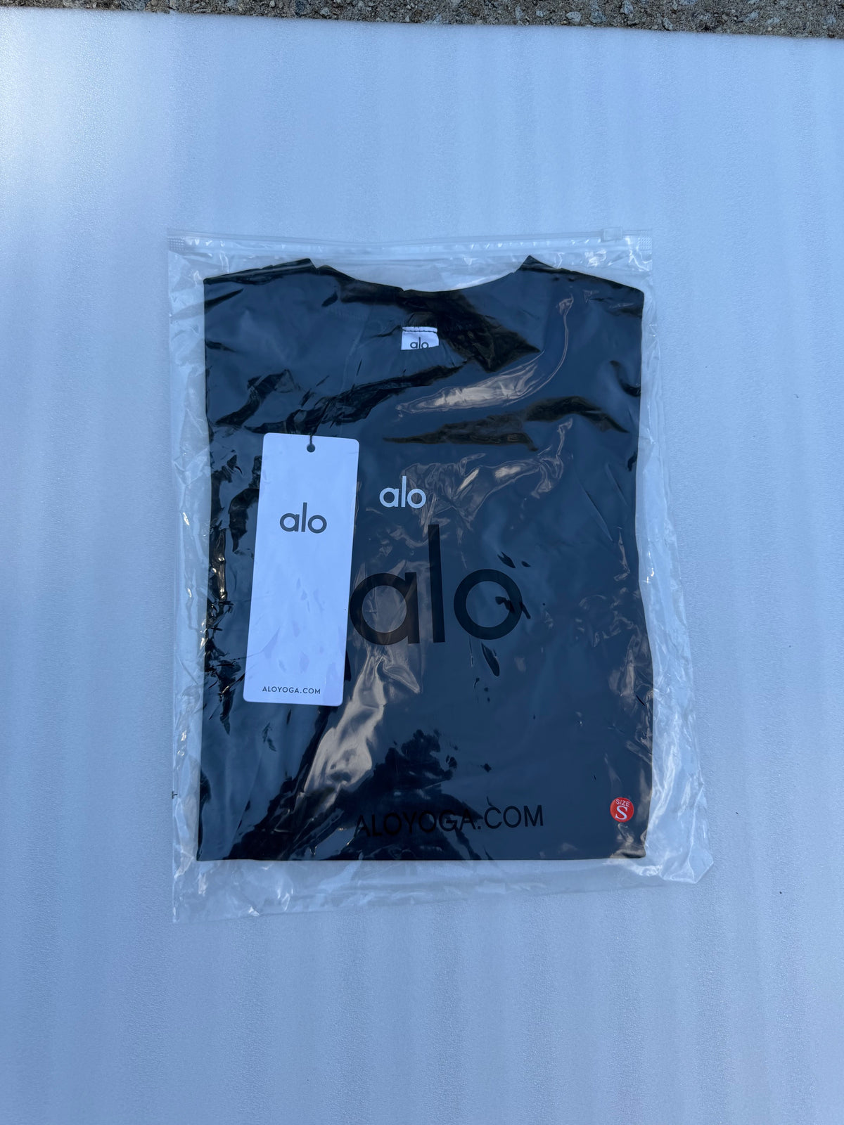 Black Alo Short-Sleeve Tee