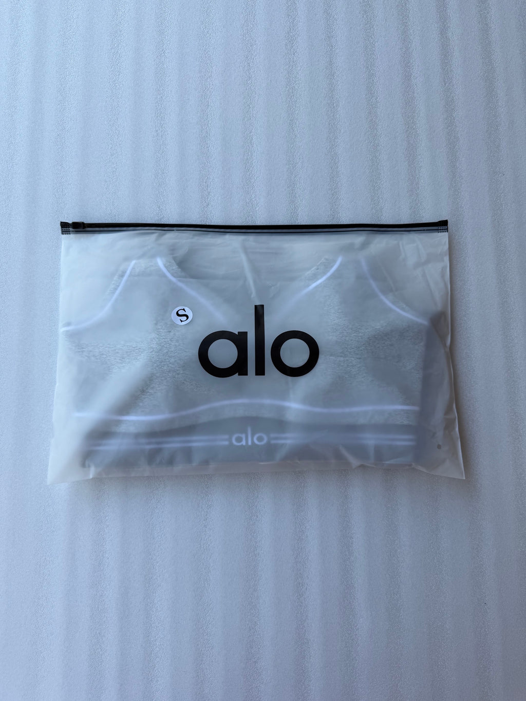 Gray Alo Sports Bra & Leggings Set