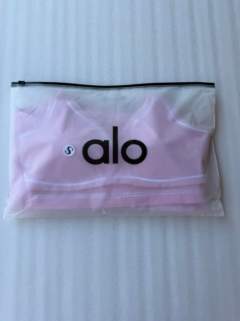 Pink Alo Sports Bra & Leggings Set