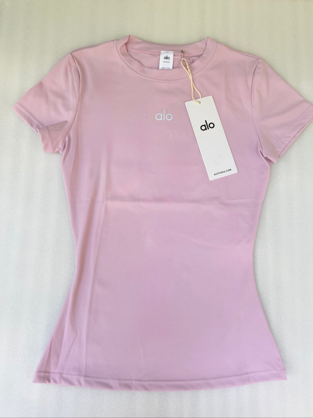 Pink Alo Short-Sleeve Tee