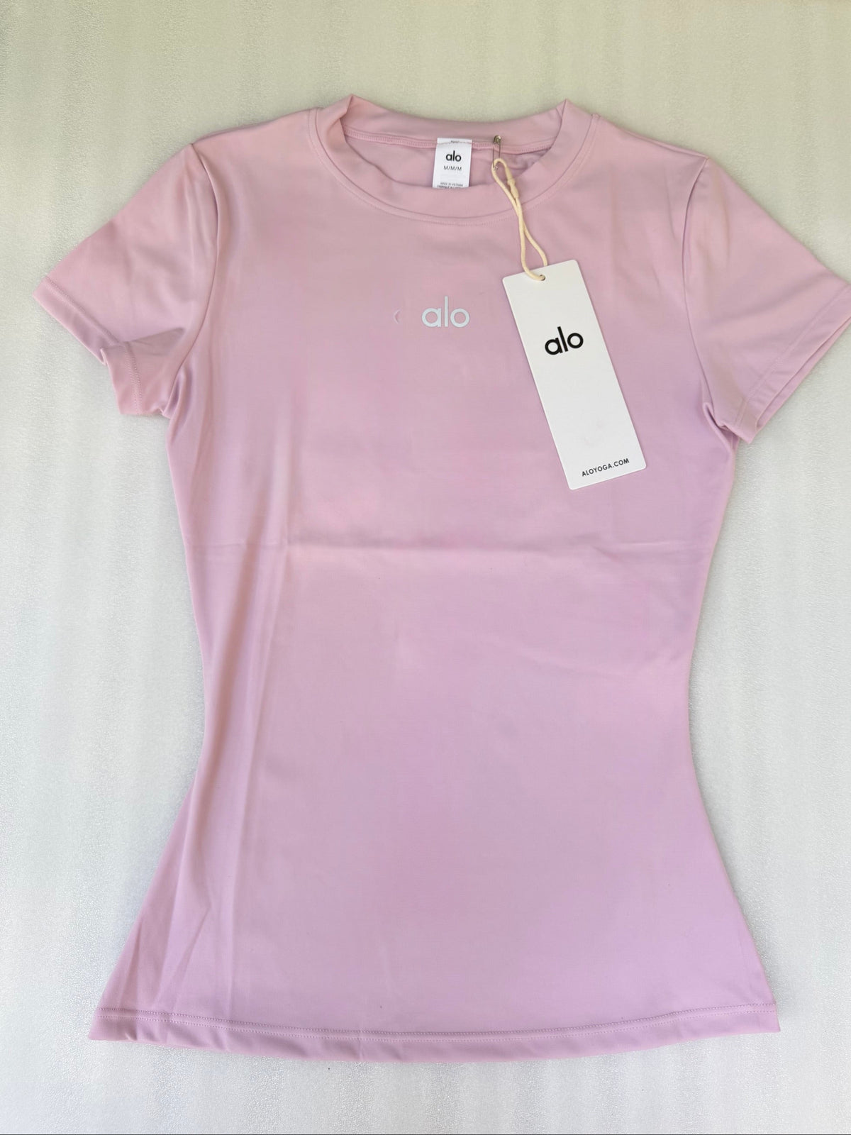Pink Alo Short-Sleeve Tee
