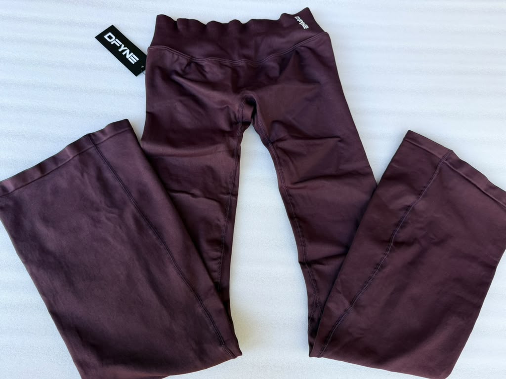Brown DFYNE Flared Pants