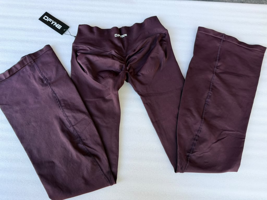 Brown DFYNE Flared Pants