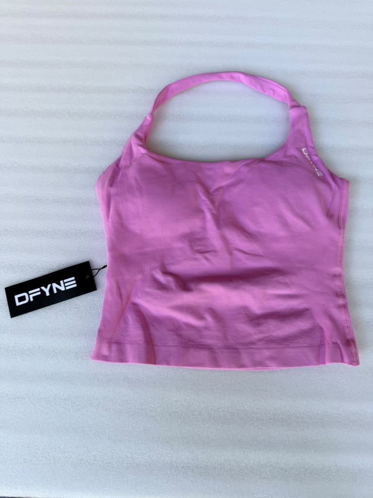 Pink DFYNE Halter Top