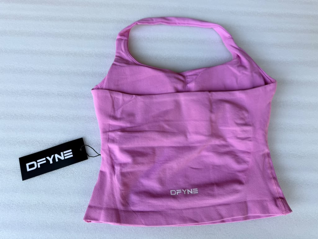 Pink DFYNE Halter Top